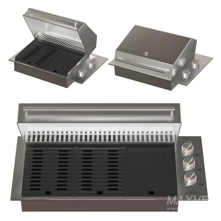 SMEG Electric Barbecue – 90cm – 120cm - Image 1