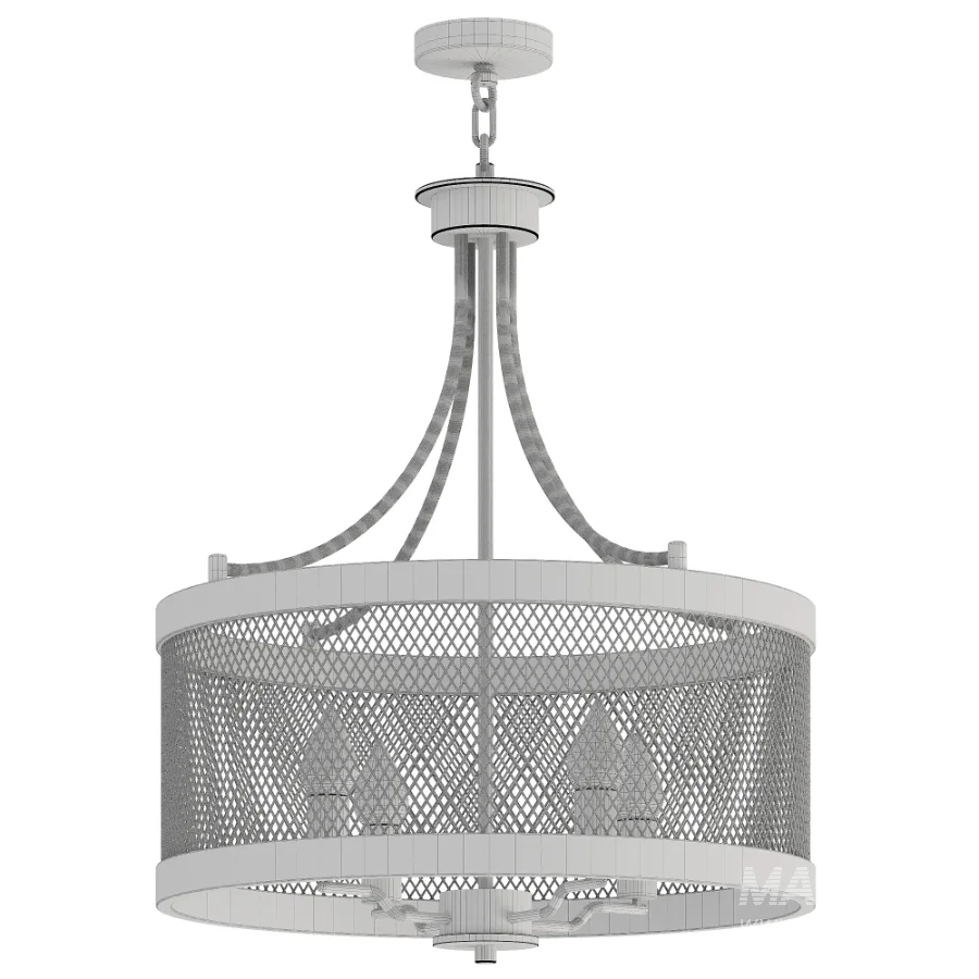 Candlestick Cage Chandelier - Image 4