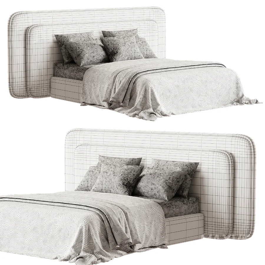 Modern Double Bed 15 - Image 4