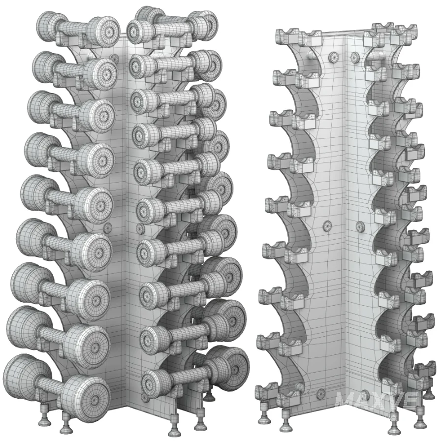 ABC Stainless Dumbbell Set - Image 4
