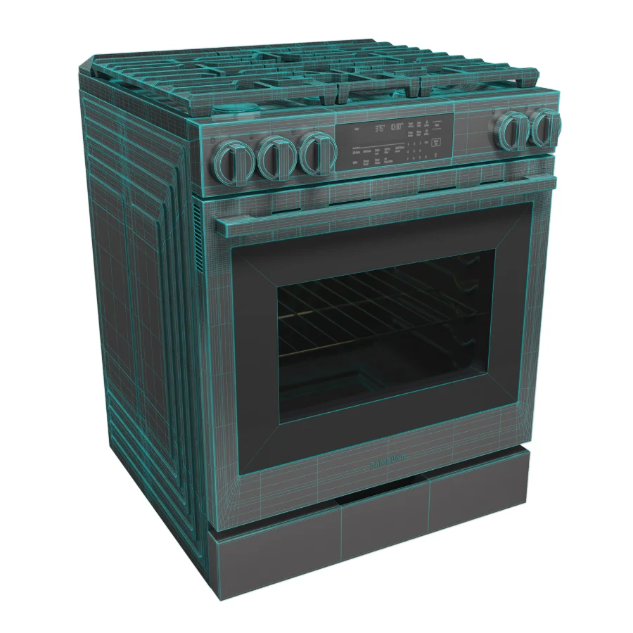 Samsung Cooker Bespoke Slide-In Gas Range - Image 5