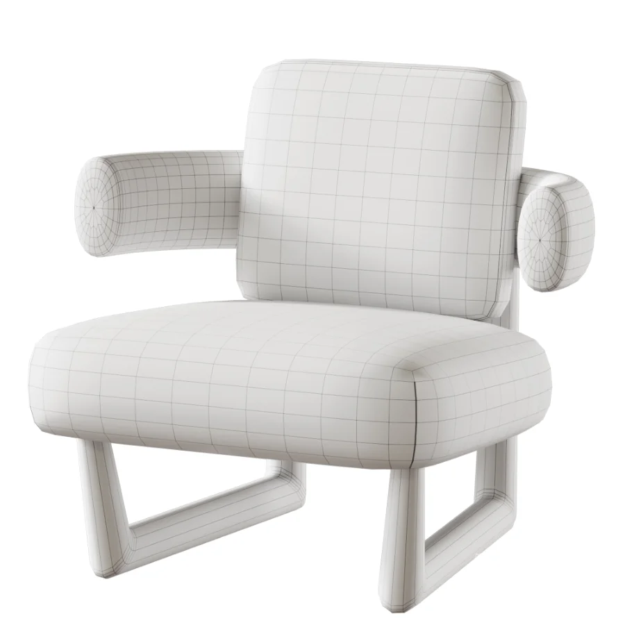 Stig Armchair 3D model Maxve