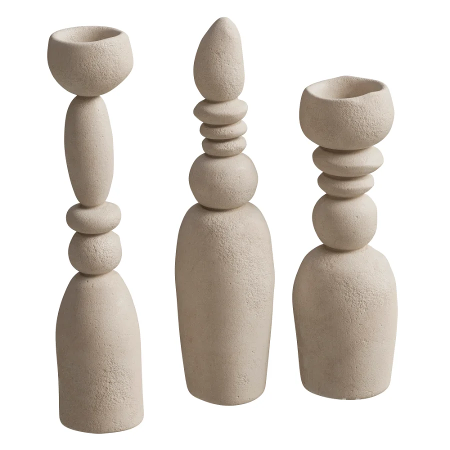 Floor Sculpture Set Vases - Image 2