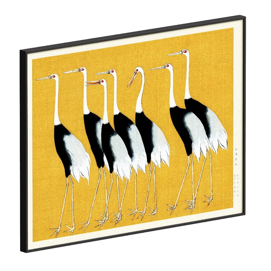 Stork Vintage Wall art - Image 2