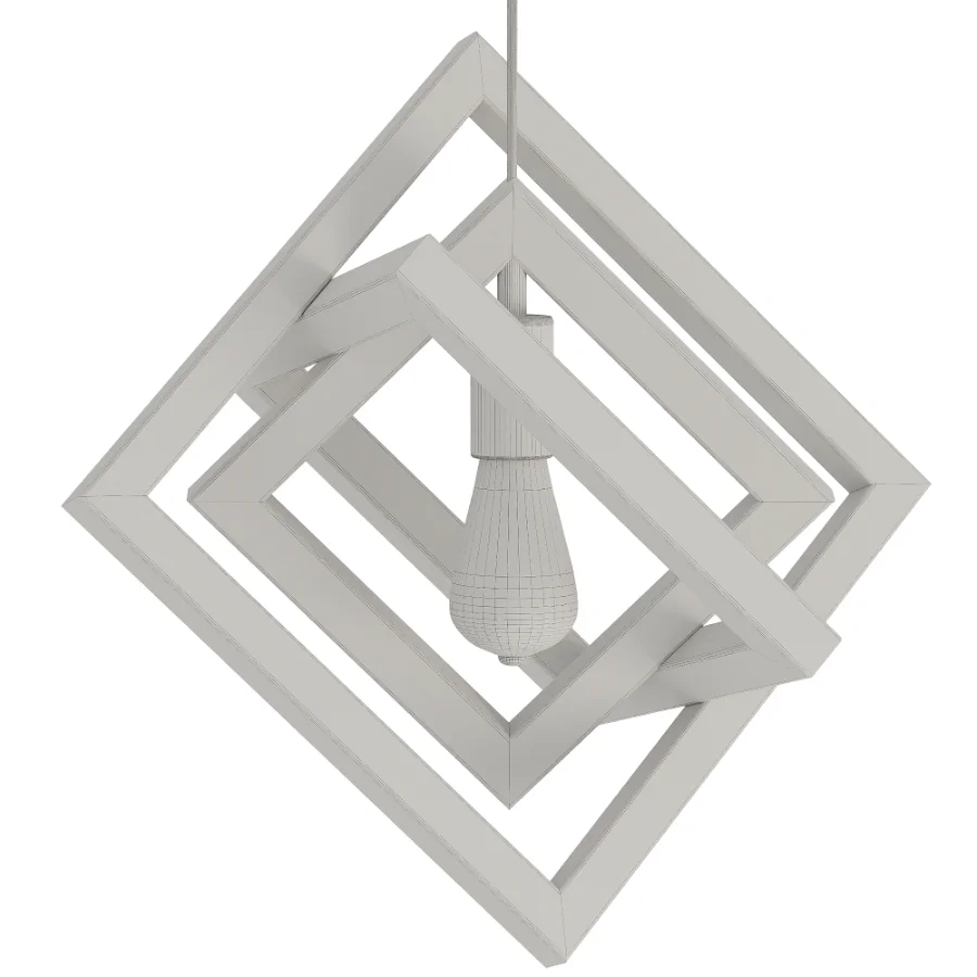 Handmade Wooden Chandelier - Image 3