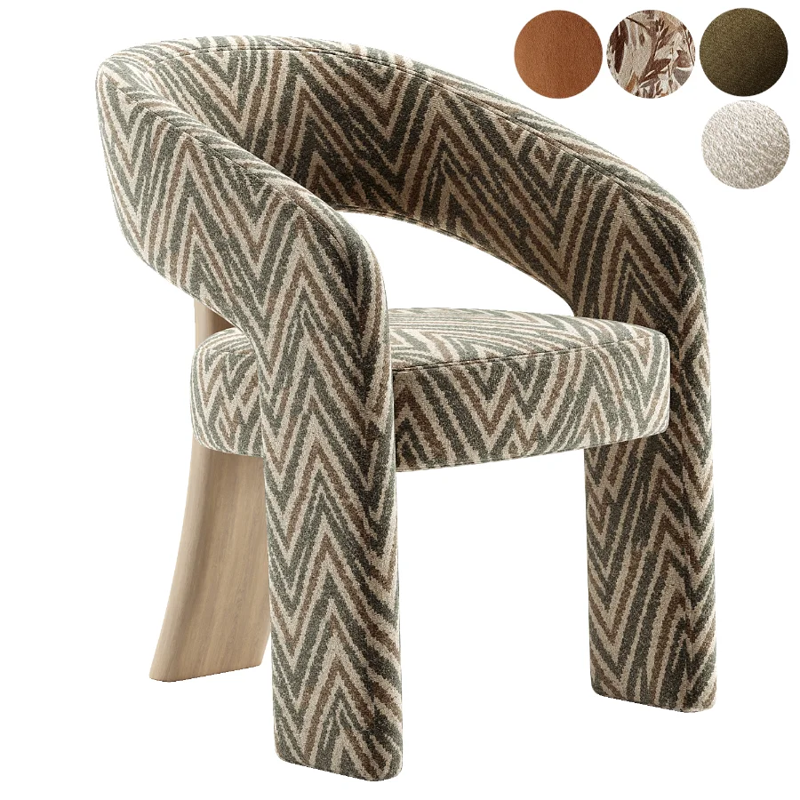 Arcadia Open Back Arm Chair - Image 1