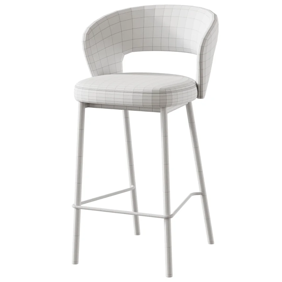Fard Metal 668 Barstool by Origins 1971 - Image 7