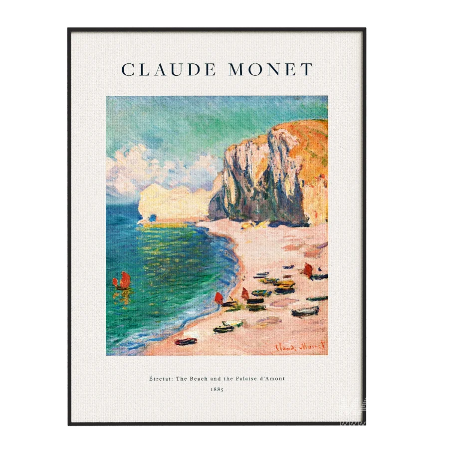 Monet Etretat The Beach - Image 3