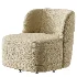Prattsburgh Wide Swivel Barrel Accent Chair - Thumbnail 3