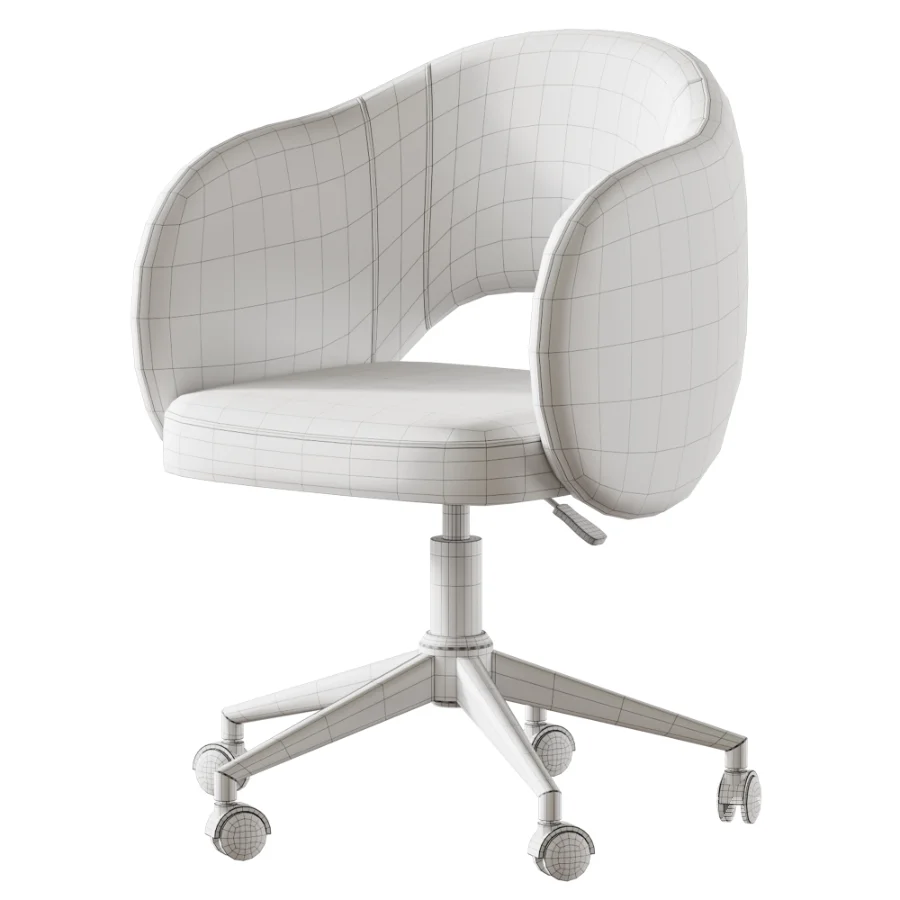 Daisy Boucle Office Chair - Image 5