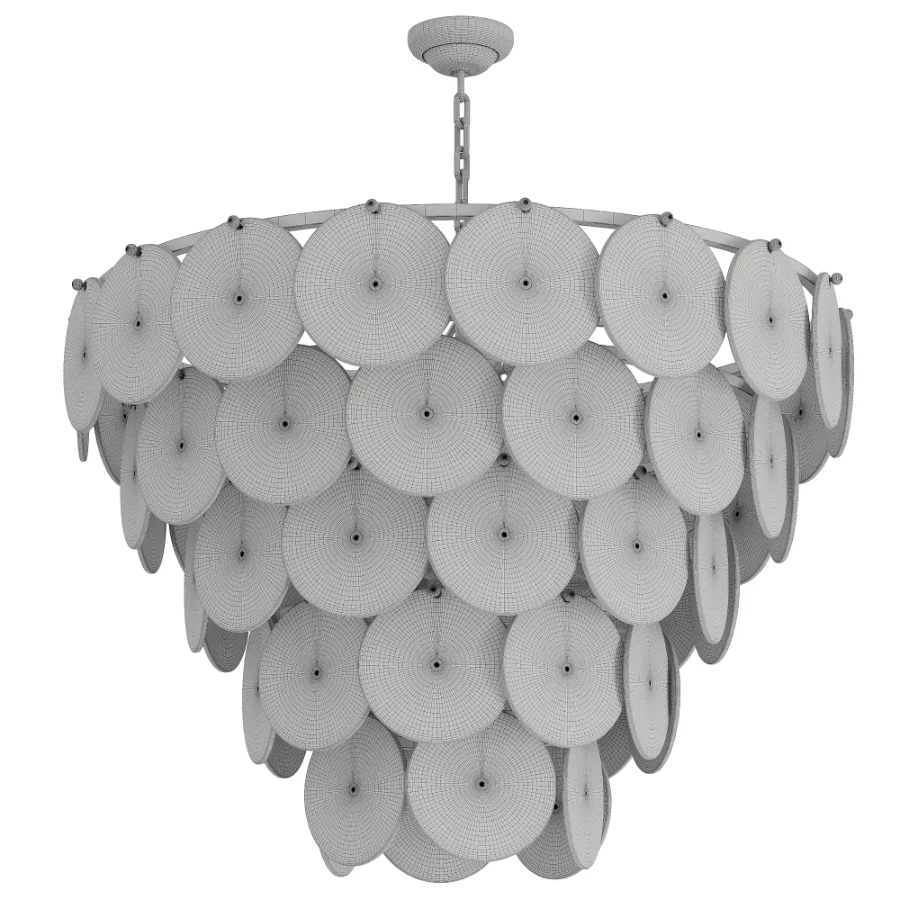 Modern Alabaster Chandelier - Image 4