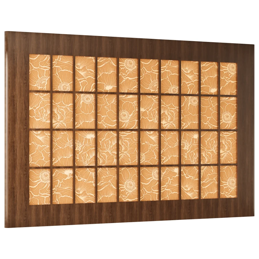 Illuminated Oriental Decorative Wall Panel - Image 2