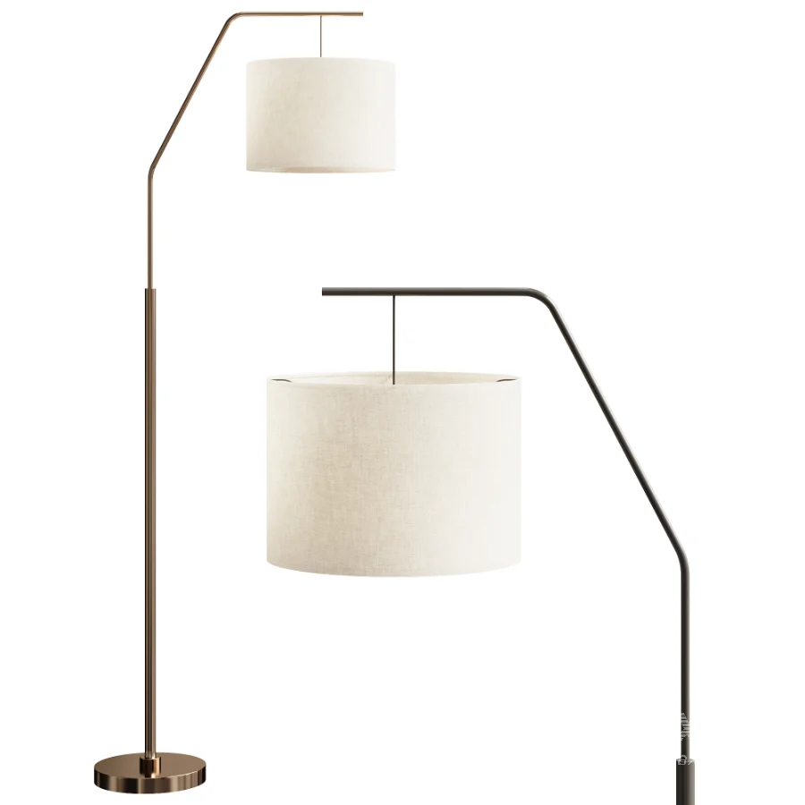 Aneirin Iron Suspended Floor Lamp - Image 1