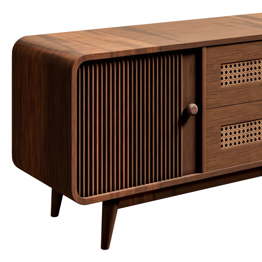 TV Stand with 2 Drawers - Image 3
