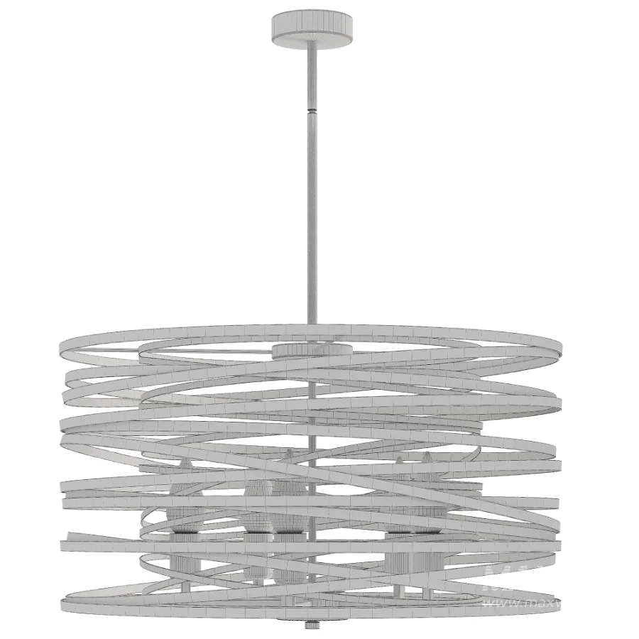 Walnut Metal Cage Design Light - Image 4