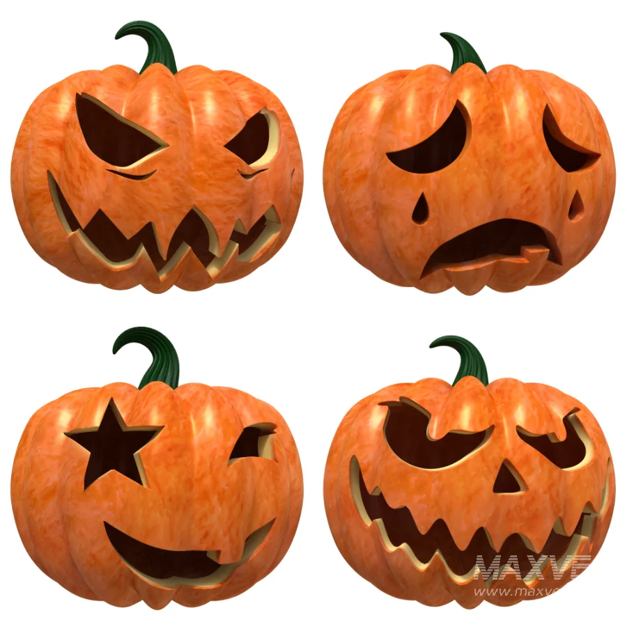 16 Halloween Pumpkin V2 - Image 2