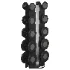 GEL GRIP Urethane Dumbbells Black - Thumbnail 1