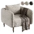 Noir Creme Armchair - Thumbnail 1