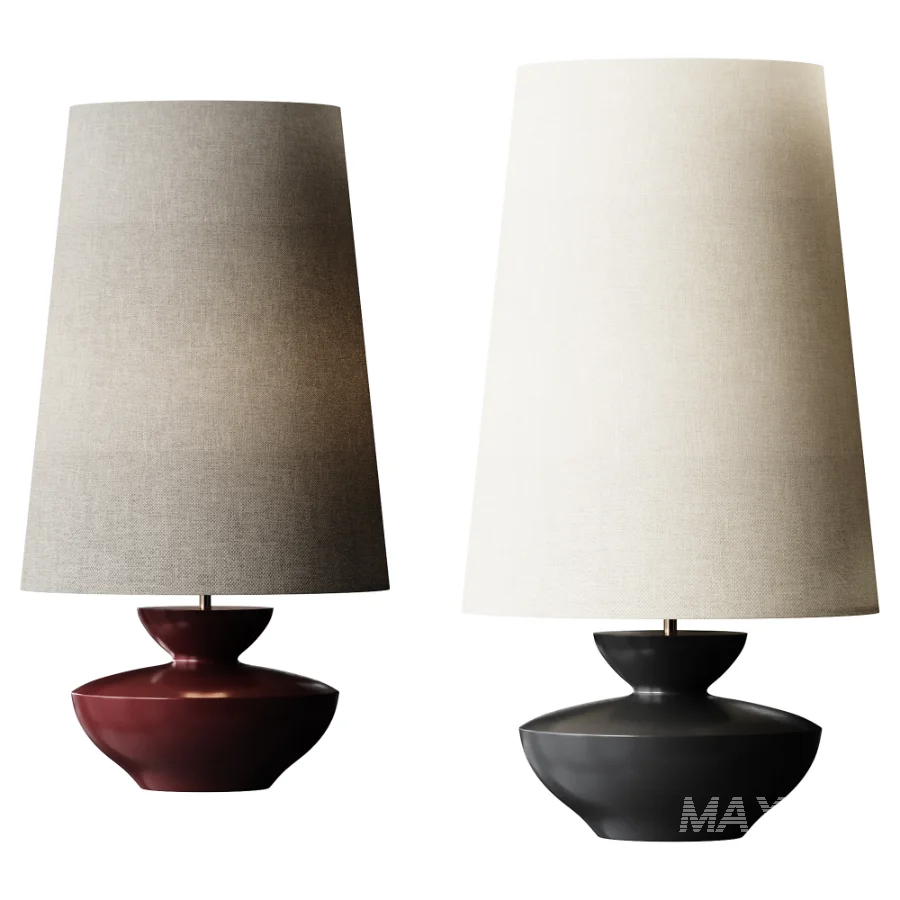 Oron Chocolate & Linen Table Light - Image 1