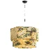 Light Linen Drum Dimmable Chandelier - Thumbnail 2