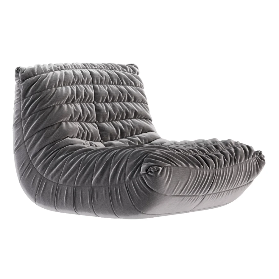 FRAMELESS CHAIR COCOON CHAIR GRAY - Image 2