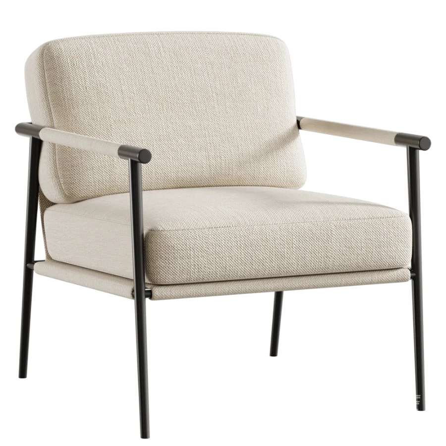 Telso Chenille Armchair Olive - Image 2