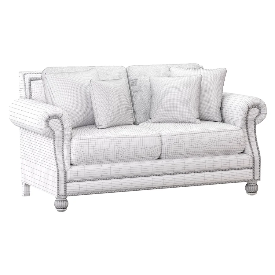 Palance Marble Hoonah Loveseat - Image 4