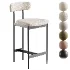 Grier Leather Bar & Counter Stools - Thumbnail 1
