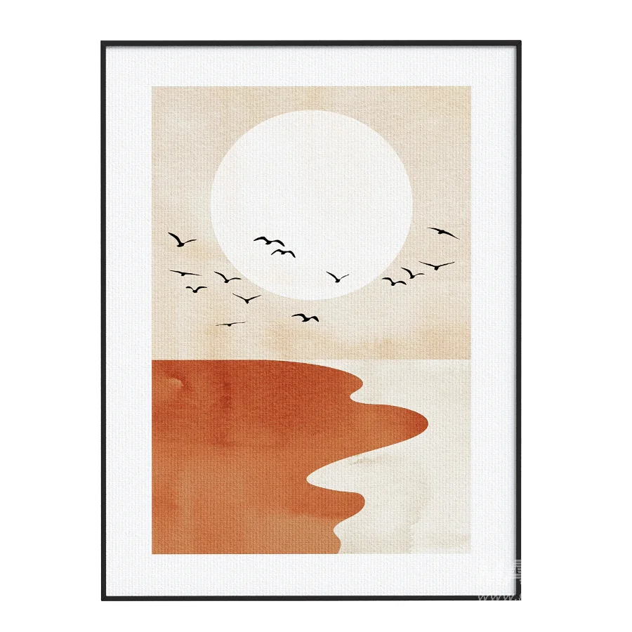 Sunset Beach Print - Image 2