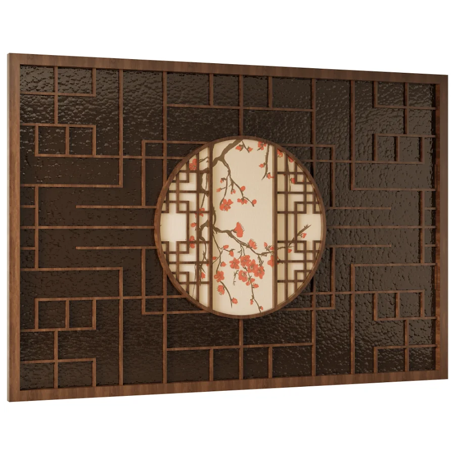 Modern Japanese Wall Panel Design - Image 2