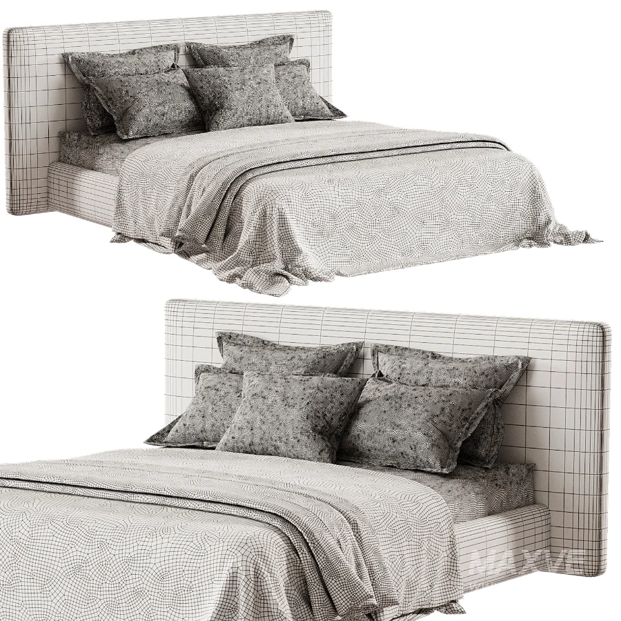 Modern Double Bed 12 - Image 5