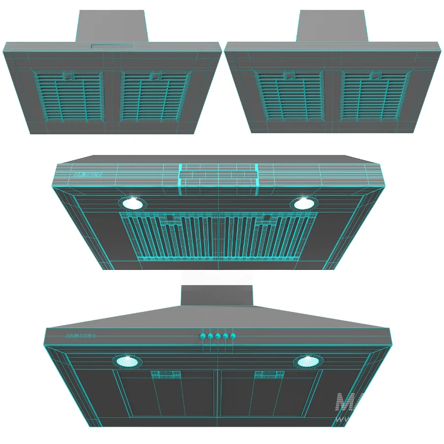 Samsung Kitchen Appliances Set 03-Hood - Image 6