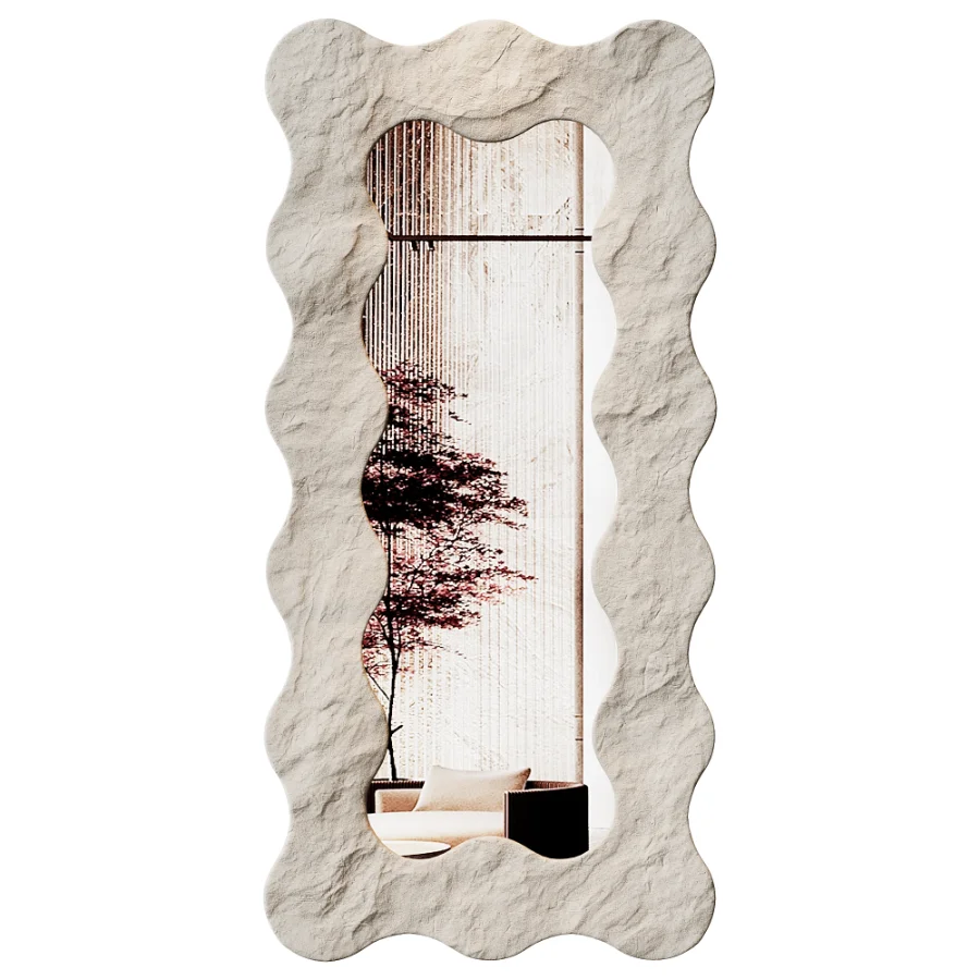 Serpentine Vert Mirror Frame - Image 4