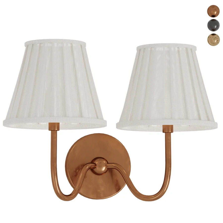 Luxurious double wall light - Image 1