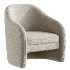 Sellner Upholstered Barrel Armchair - Thumbnail 2