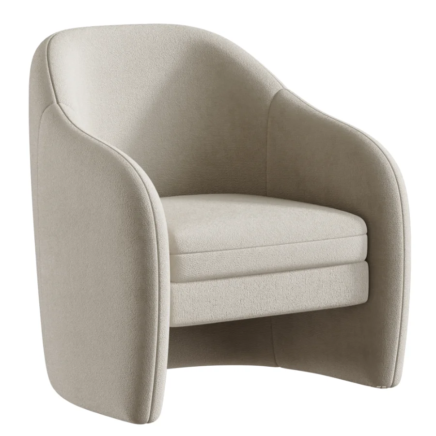 Sellner Upholstered Barrel Armchair - Image 2
