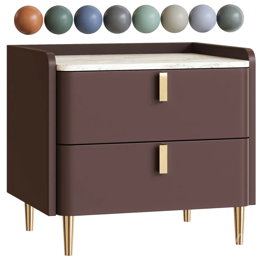 Modern style bedside table - Image 1