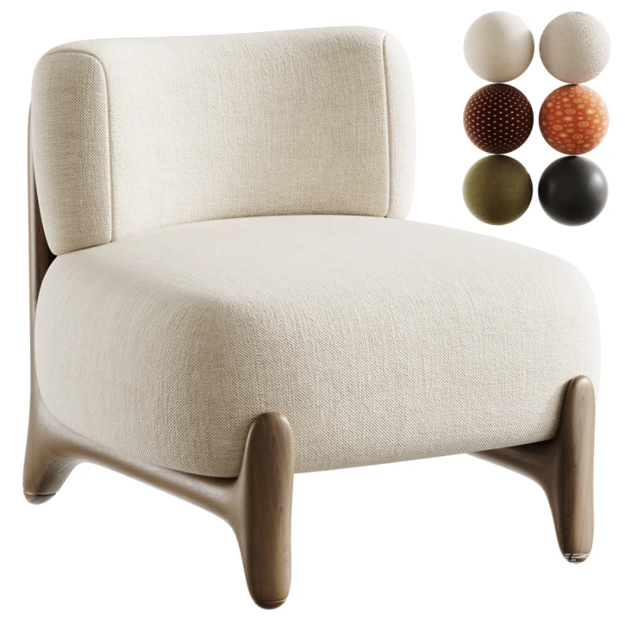 Contemporary Modern Tobo Armchair - Image 1