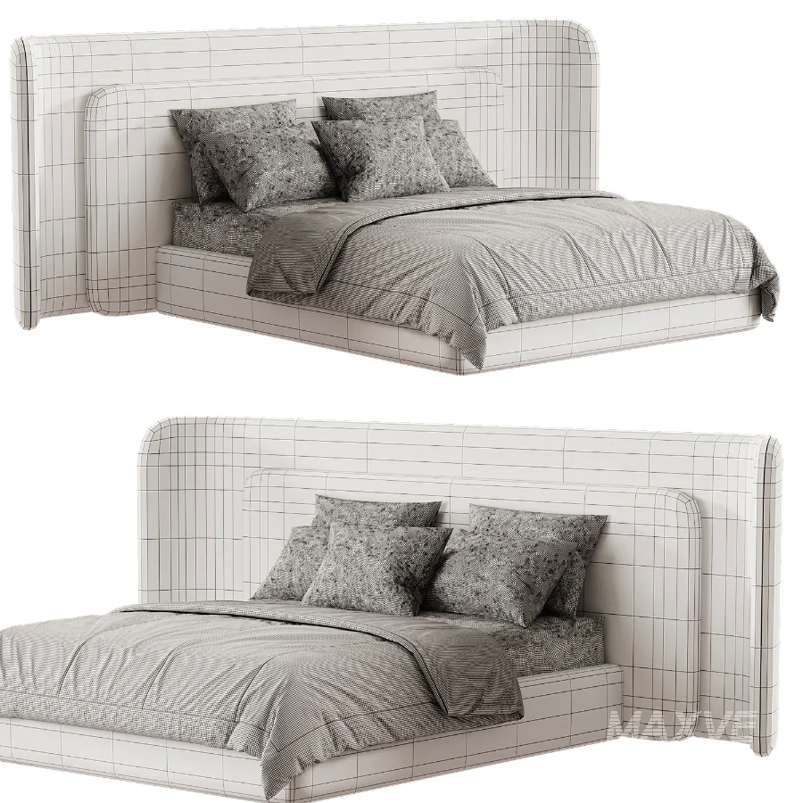 Modern Double Bed 14 - Image 4