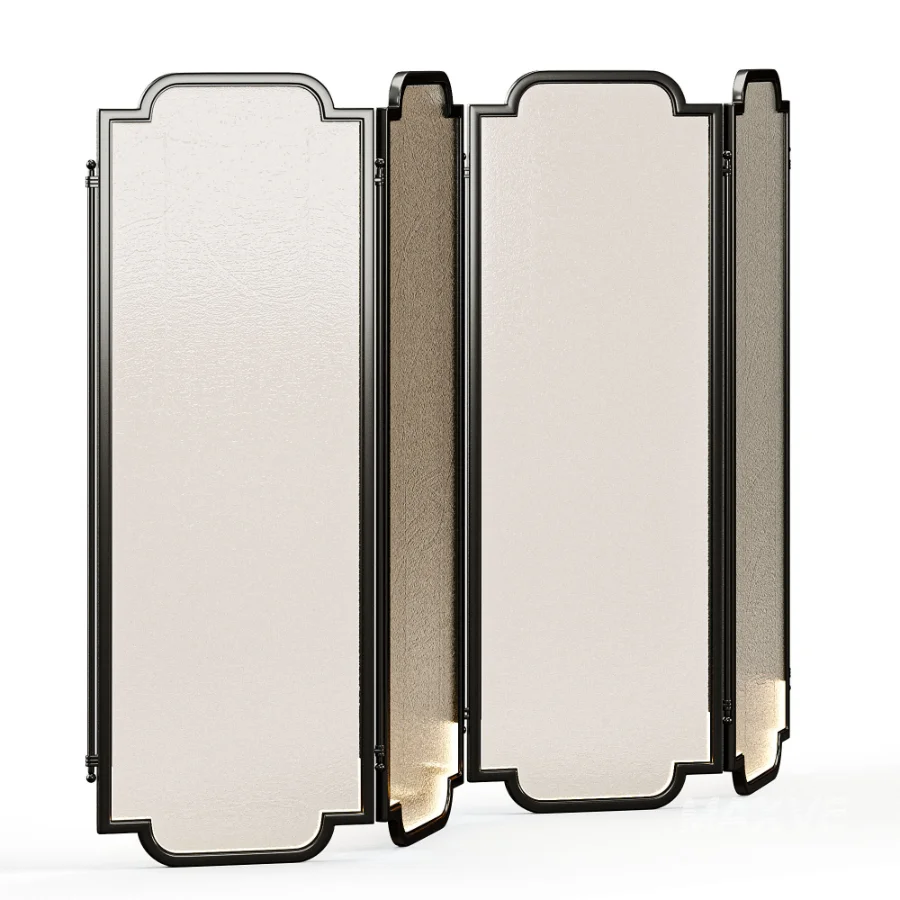 Custom Embossed Tempered Glass Decorative Partition - Image 2