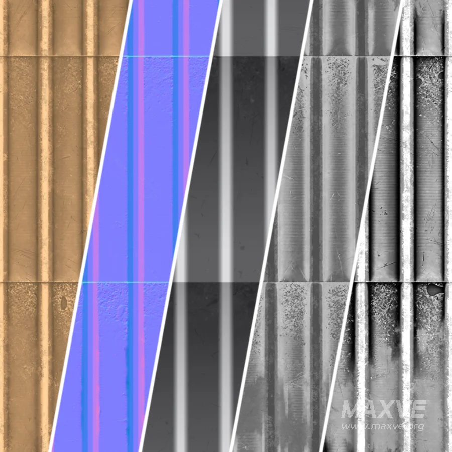 D251 Metal Roofing – Pbr 4k Seamless - Image 3