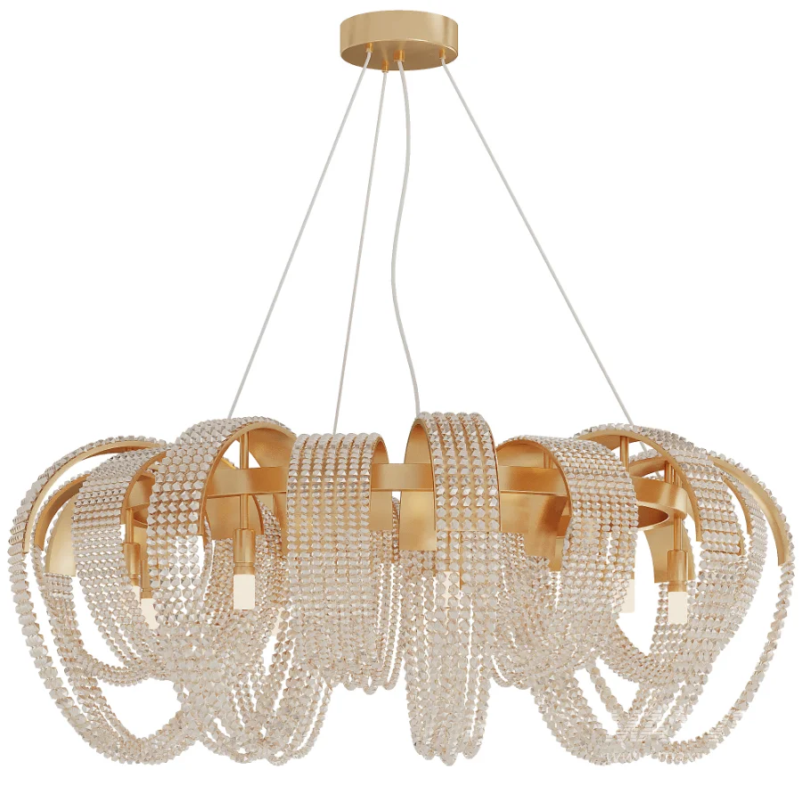 Tassel Crystal Chandelier set2 - Image 1