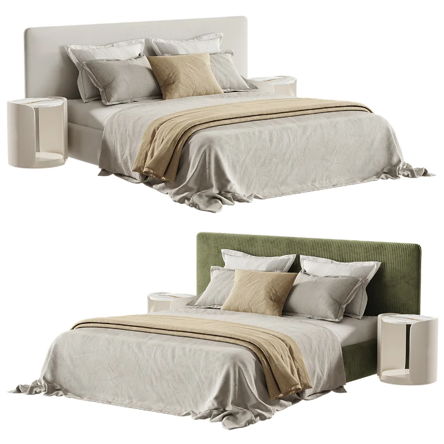 Modern Double Bed 11 - Image 1