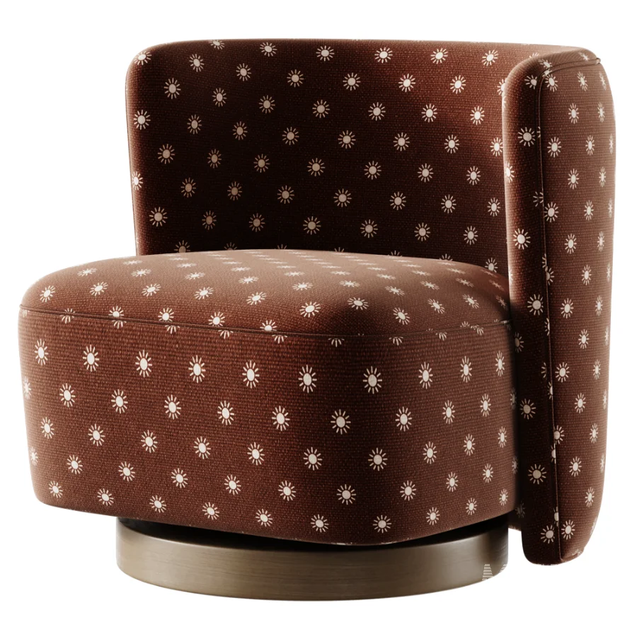 On The Swivel Accent Chair - Image 4