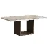 Marble and Wood Dining Table - Thumbnail 2