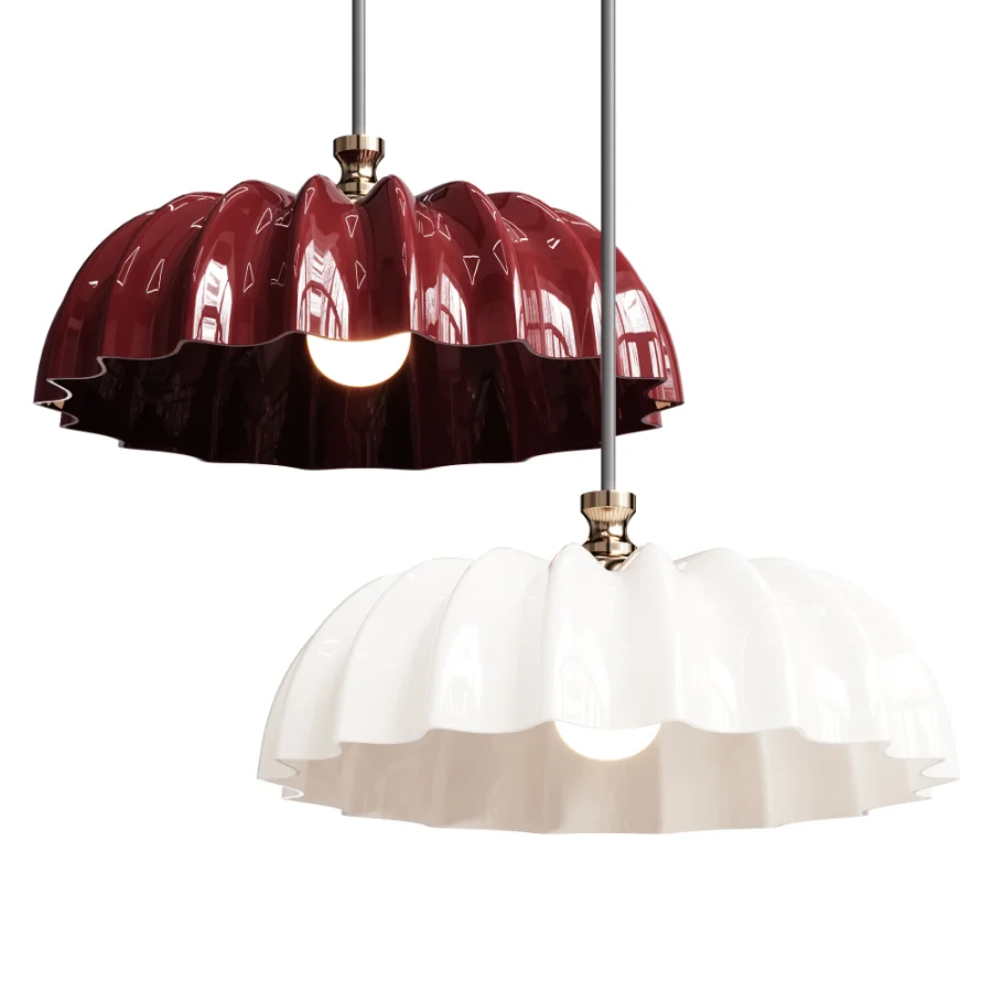 Vinatge Glass Pendant Light - Image 1
