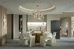 Modern living room and dining room tea-room hallway interior scene - Thumbnail 4