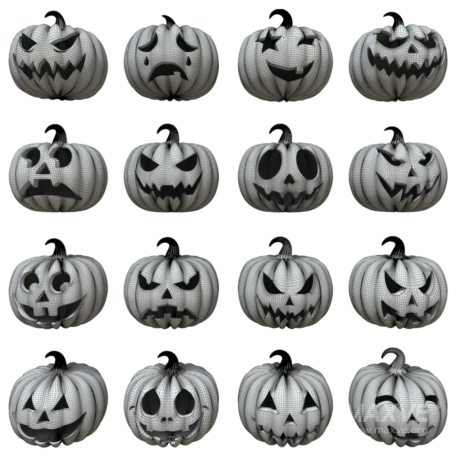 16 Halloween Pumpkin V2 - Image 6