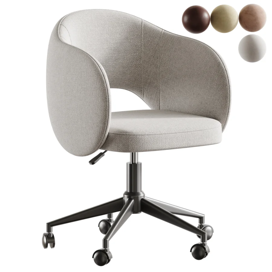 Daisy Boucle Office Chair - Image 1