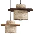 Kanso Natural Stone Japanese Wabi Sabi Pendant Lamp - Thumbnail 2